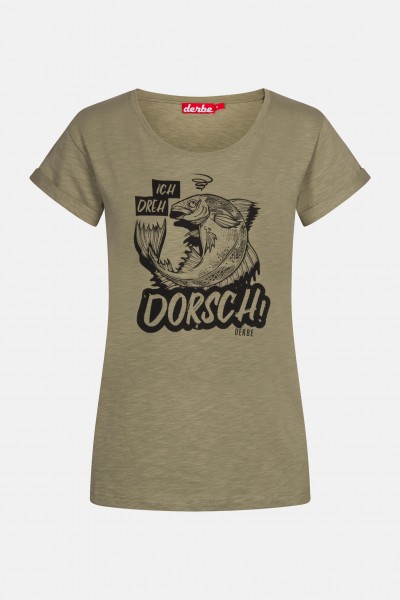 kk Derbe Dorsch Damen T-Shirt Light Oliv Derbe Dorsch Damen T-Shirt Light Oliv