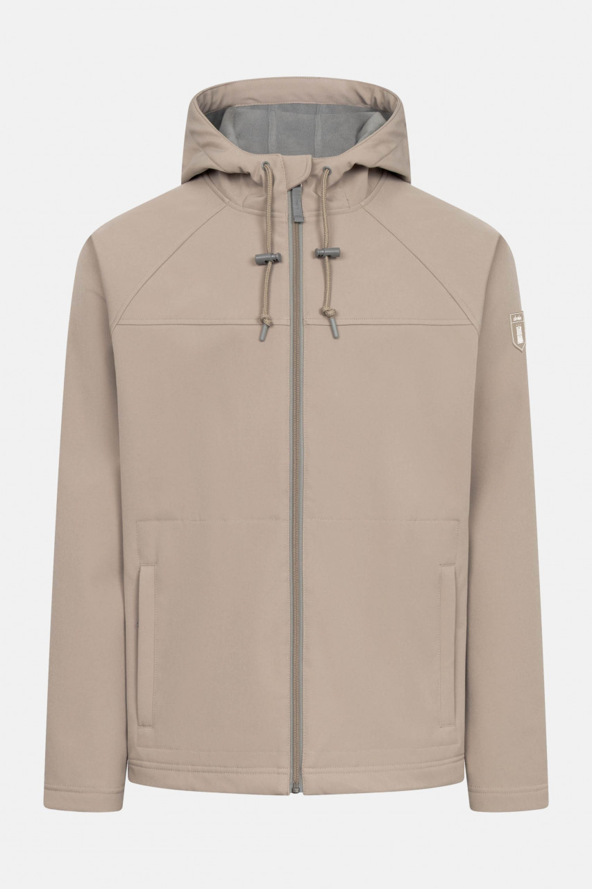 Derbe Übergangsjacke Isleby Herren Beige Grau Softshell