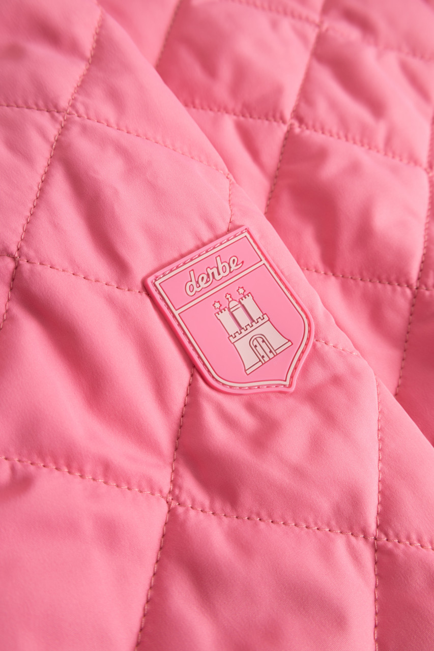 Derbe Übergangsjacke Quiltby Short Damen Pink Steppjacke