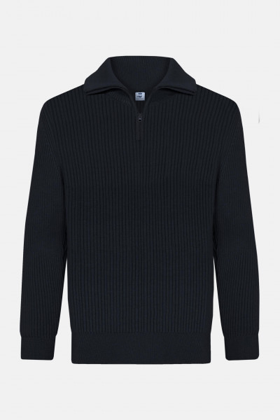 Hanseheld Troyer Baumwolle Schwarz GOTS Herren Troyer-Pullover Bio Hanseheld Troyer Baumwolle Schwarz GOTS Herren Troyer-Pullover Bio