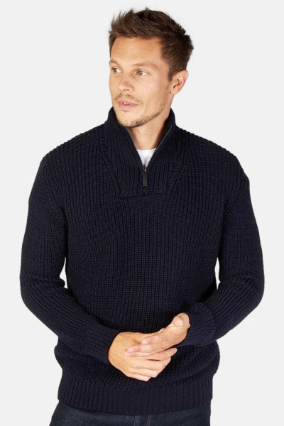 IrelandsEye Troyer Reefer Dunkelblau Herren Pullover Navy Marine