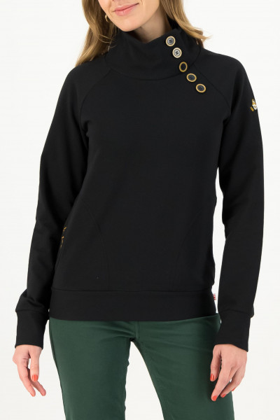 kk Blutsgeschwister Oh so nett Damen Pullover Jump for black Schwarz Blutsgeschwister Oh so nett Damen Pullover Jump for black Schwarz
