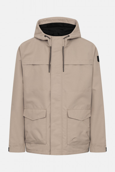 Derbe Regenjacke Phoeby Dog Herren Beige Hundejacke