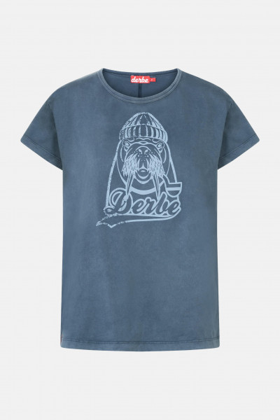 Derbe Walross Damen T-Shirt Dunkelblau Derbe Walross Damen T-Shirt Dunkelblau