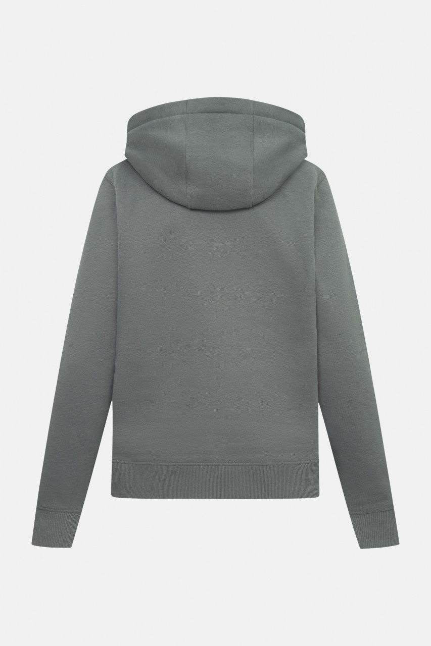 Derbe Hoodie Moinmoin Damen Grau Kapuzenpullover GOTS