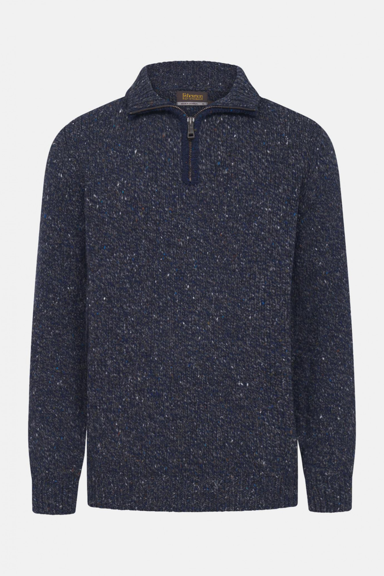 Fisherman out of Ireland Troyer Herren Pullover Blau Donegal