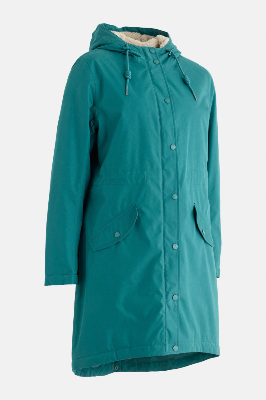 Seasalt Cornwall Regenjacke Plant Hunter Damen Türkis Petrol Winterjacke