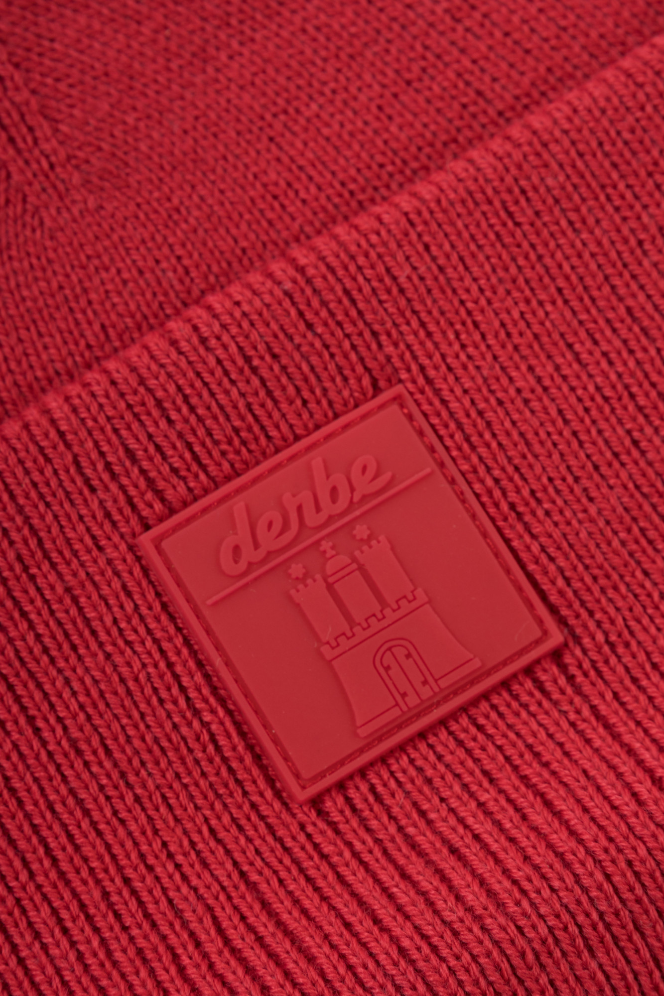 Detailansicht von Strickmütze Bonny Rot für Damen von derbe