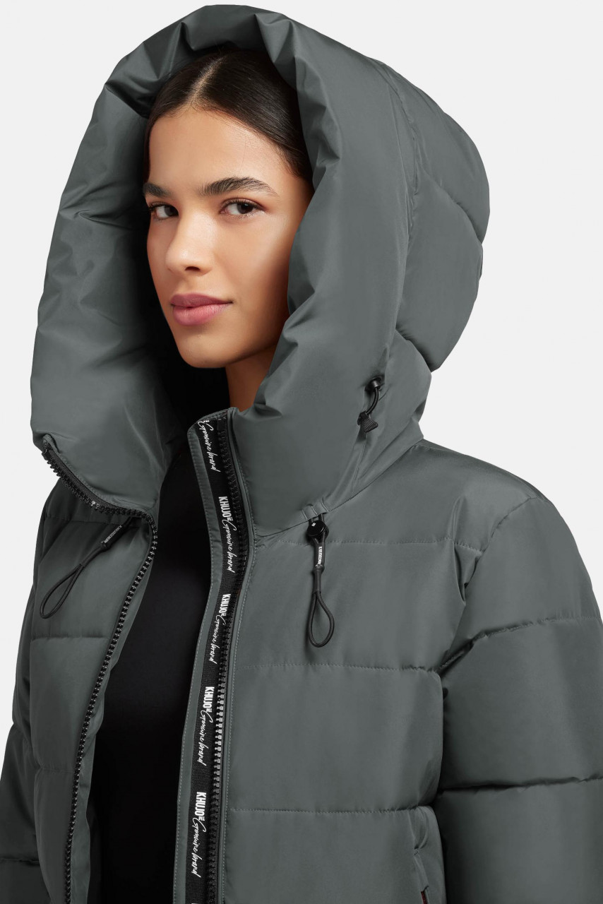 Khujo Jilias 4 Damen Winterjacke Blau-Grau