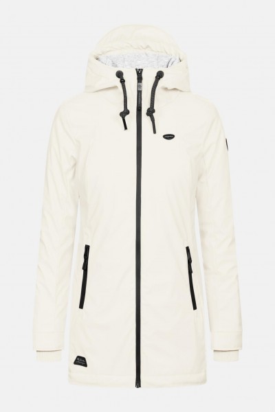 Ragwear Zuzka Rainy Damen Regenjacke White Weiß