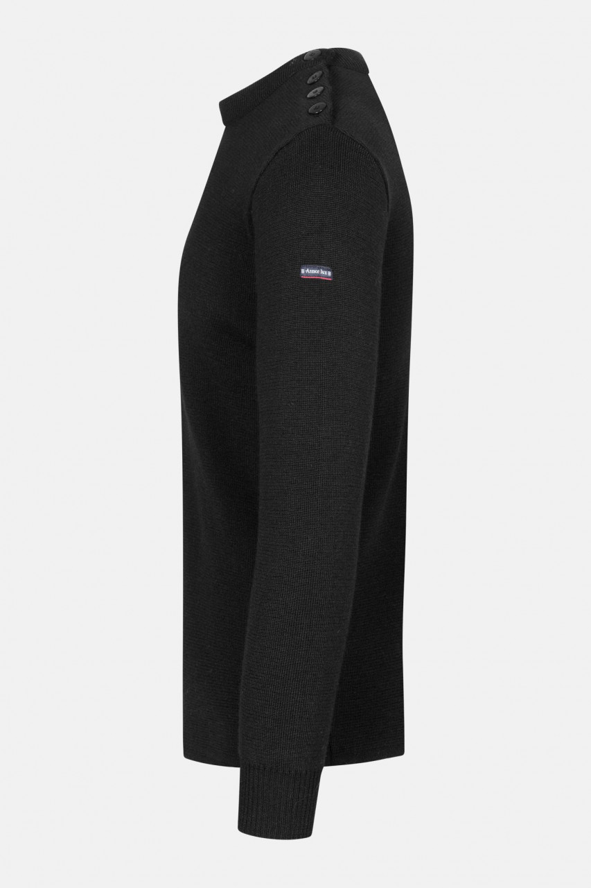 Armor Lux Herren Pullover Fouesnant Schwarz