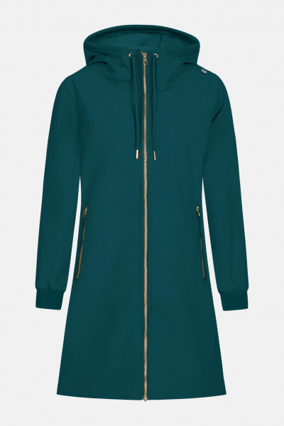 Danefae Danejane Damen Softshell Jacke Dark Duck Petrol Gold Blau Grün