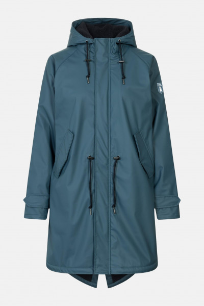 Derbe Friese Tidaholm Damen Regenjacke Blau Gefüttert Orion Blue Derbe Friese Tidaholm Damen Regenjacke Blau Gefüttert Orion Blue