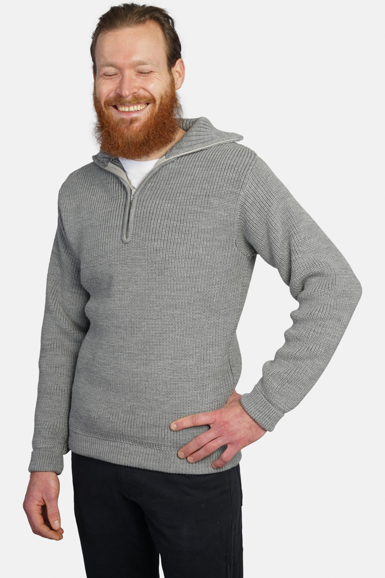 Troyer Merino Grau GOTS