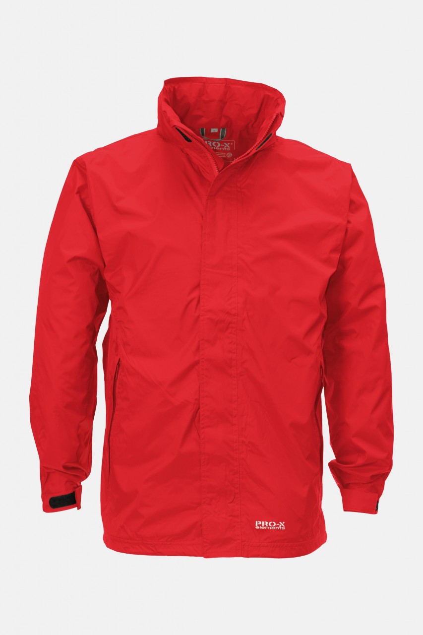 Herren Regenjacke Denvers Rot Pro-X