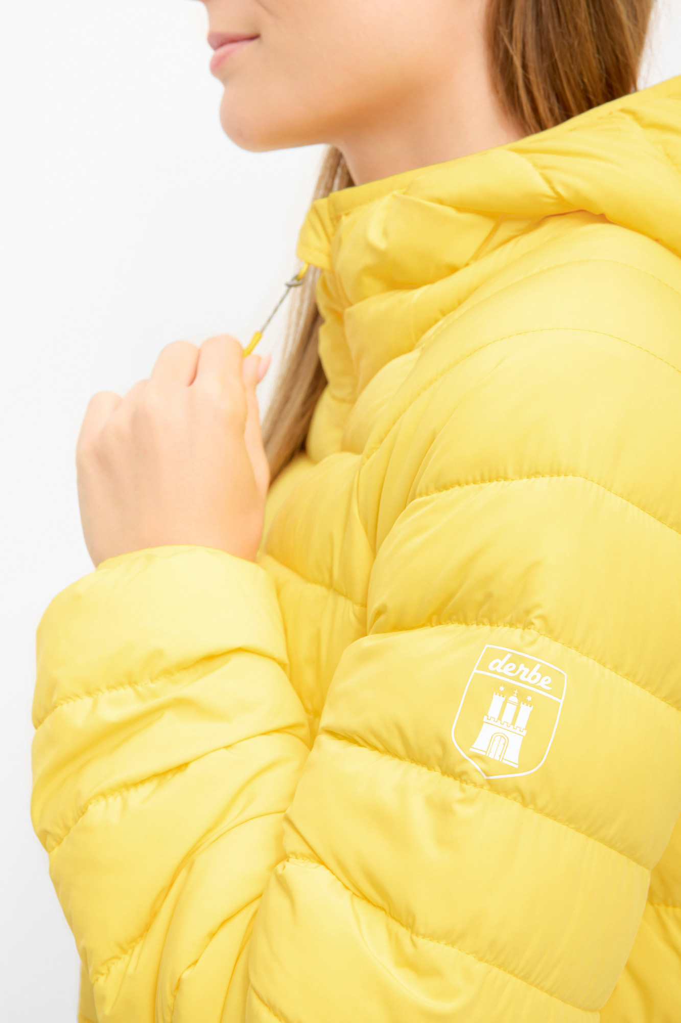 Derbe Damen Steppjacke Lightby Gelb Übergangsjacke
