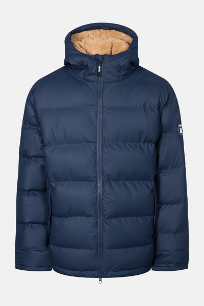 Khujo Terra Herren Winterjacke Navy Dunkelblau Parka Mantel