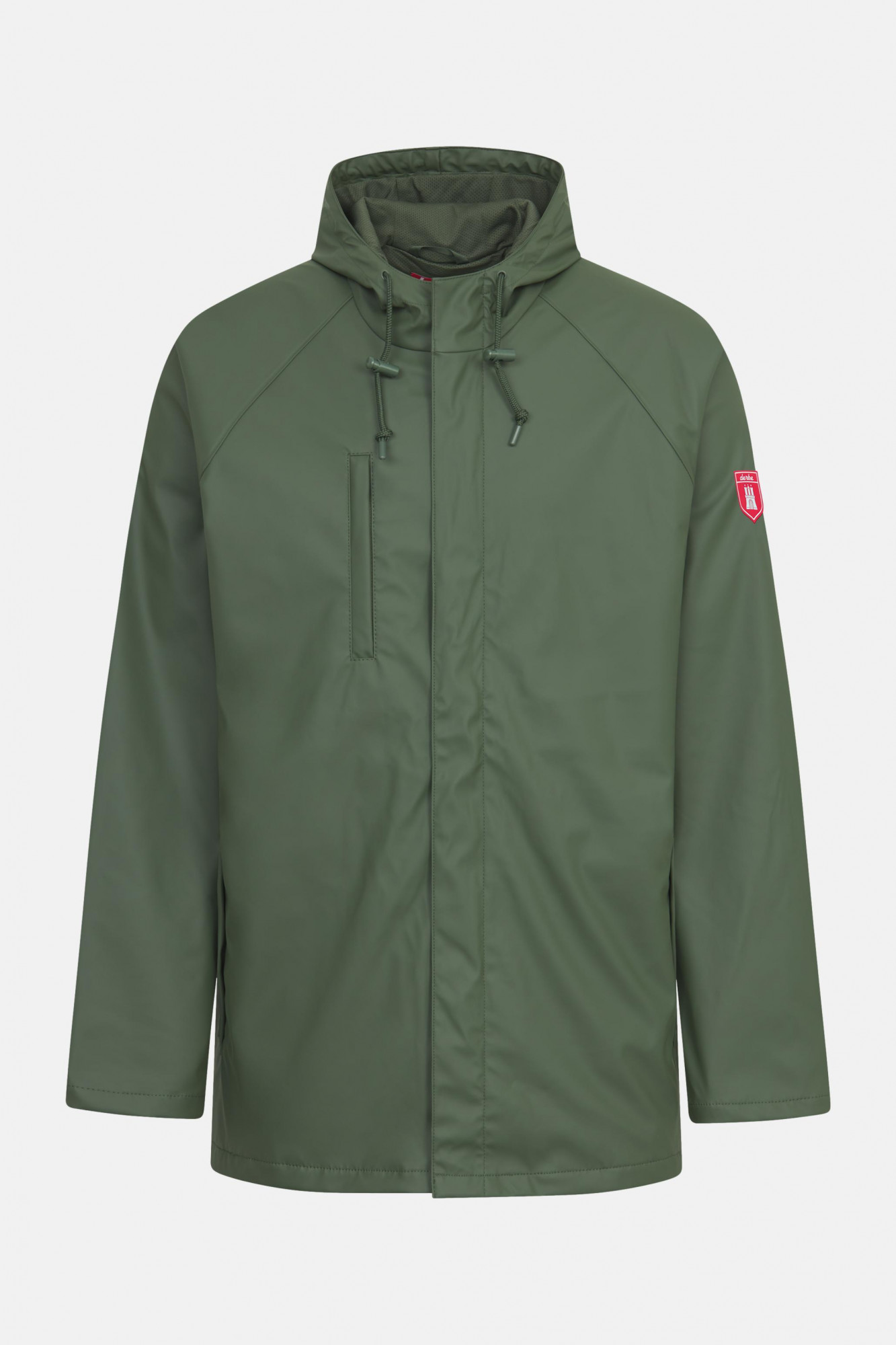 Regenjacke Passby Plain Grün für Herren von derbe