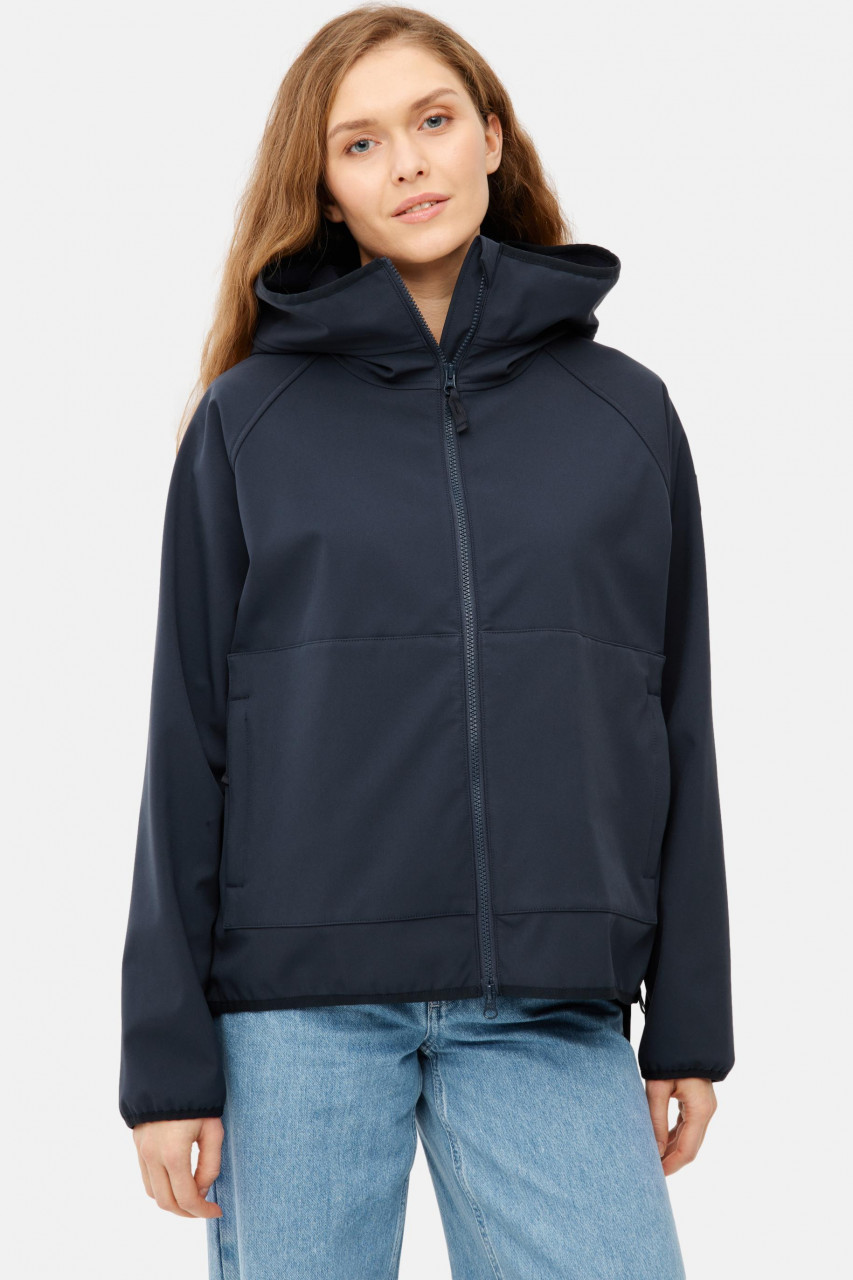 Derbe Softshelljacke Kurz Peutby Damen Dunkelblau