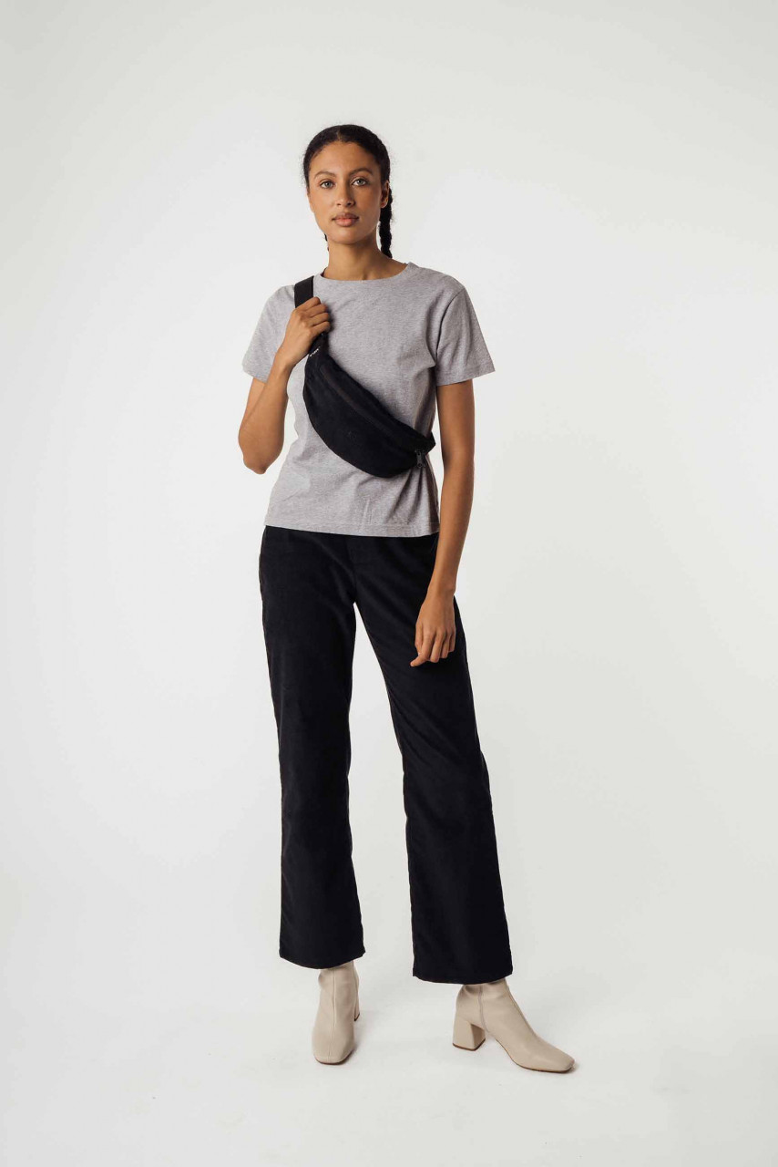 MELA Bauchtasche Bhavin Cord Schwarz