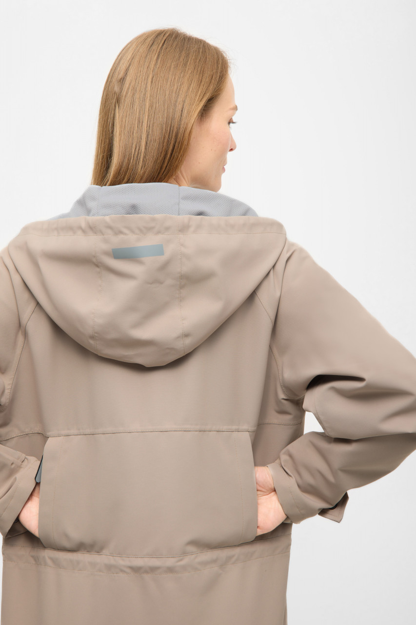 Derbe Regenjacke Phoeby Dog Damen Beige Hundejacke