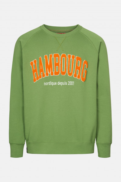 Derbe Herren Pullover Hambourg Cactus Grün Sweatshirt Baumwolle Nachhaltig Derbe Herren Pullover Hambourg Cactus Grün Sweatshirt Baumwolle Nachhaltig