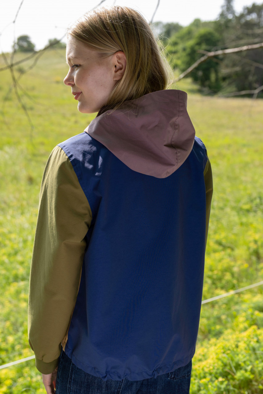 Danefae Regenjacke Danebeltoft Damen Beige Flieder Oliv Grün Blau Übergangsjacke Baumwolle