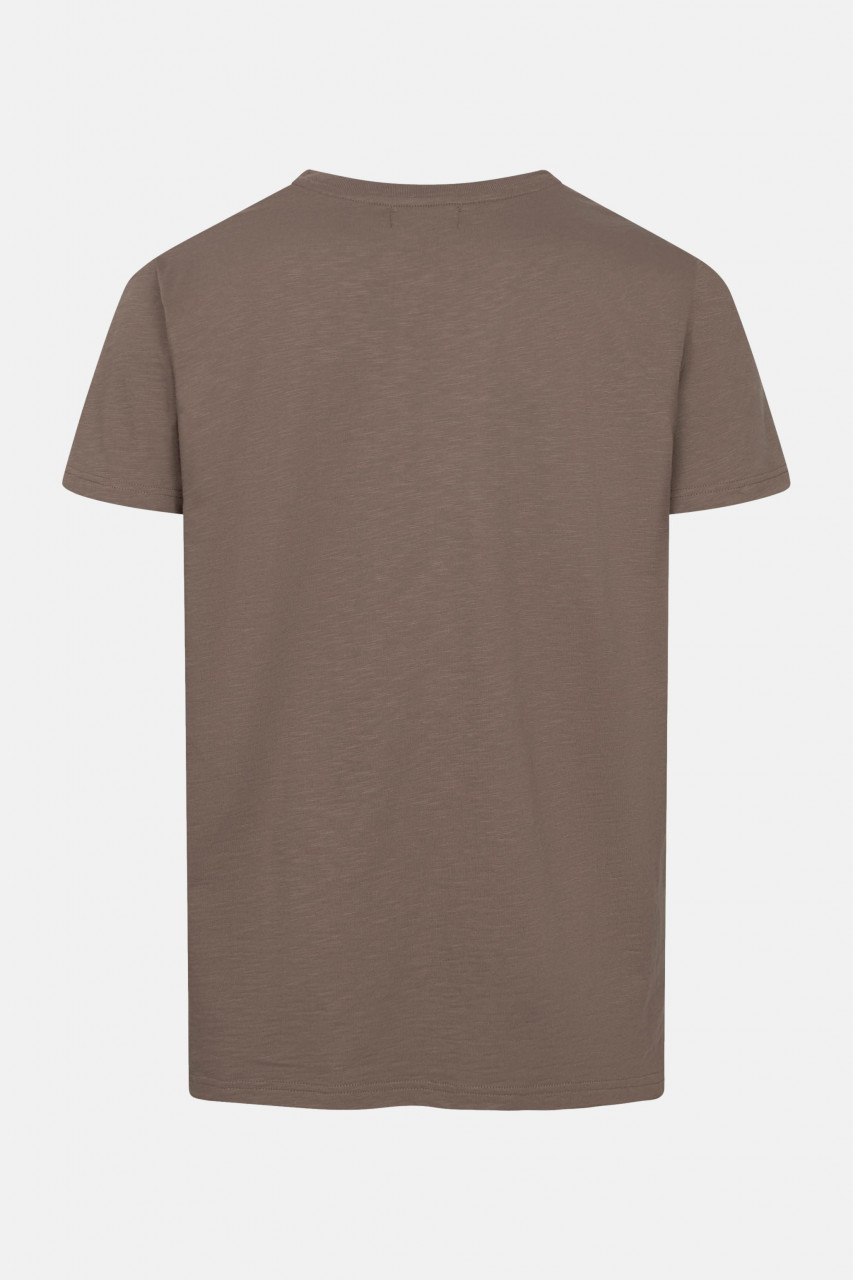 Derbe T-Shirt What The Duck Herren Braun GOTS Organic