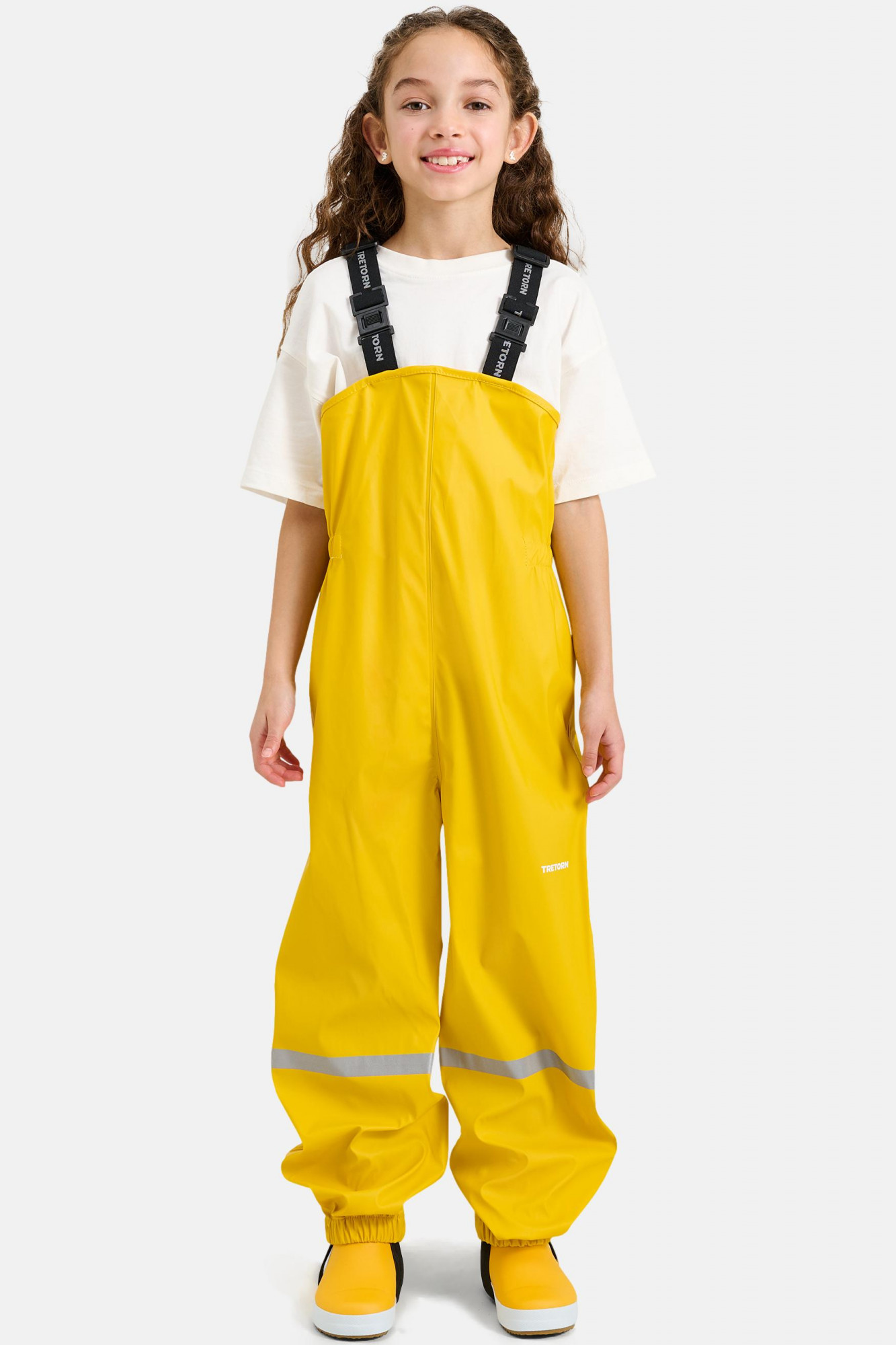 Tretorn Kinder Regenhose Kids Wings High Rainpants Spectra Yellow Gelb