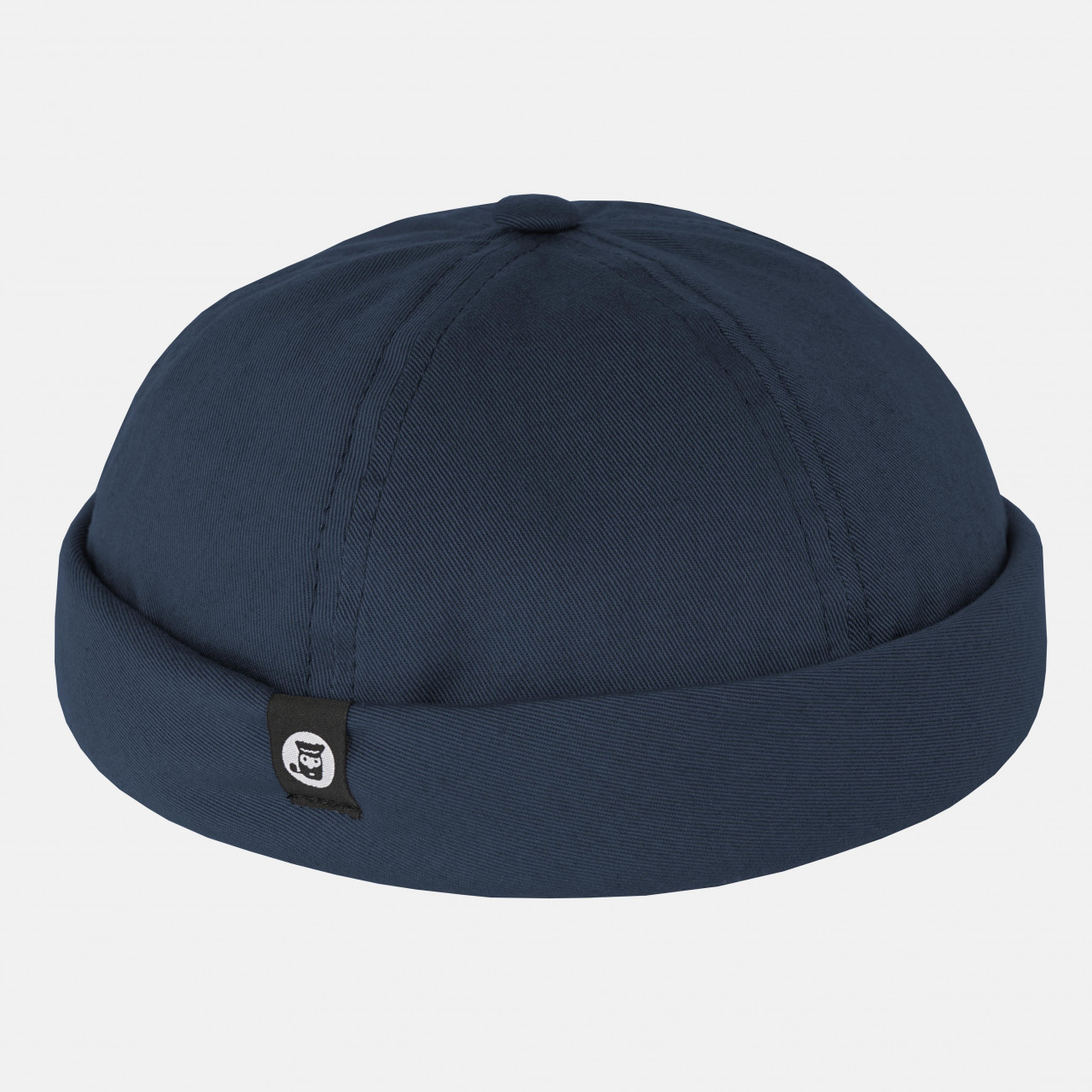 Hanseheld Docker Cap Baumwolle Blau Kurz Flach Fischermütze