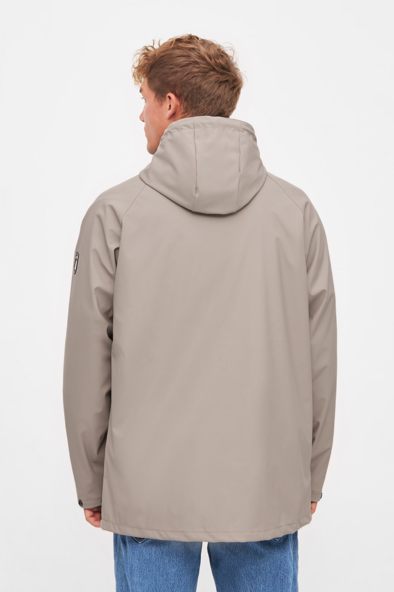 Derbe Regenjacke Passby Plain Herren Cobblestone Beige