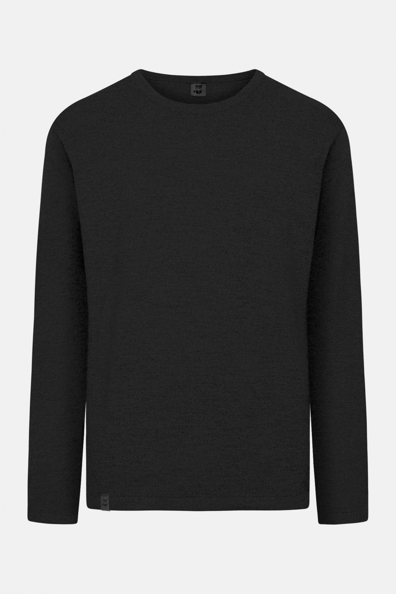 Hanseheld Herren Strickpullover Merino Schwarz