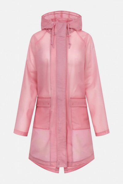 Derbe Regenjacke Friese Traveby Ghost Damen Rosa Pink Durchsichtig