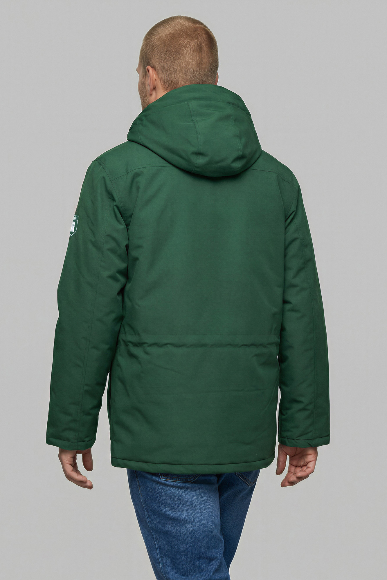 Derbe Winterjacke Festholm Herren Grün Warm Gefüttert