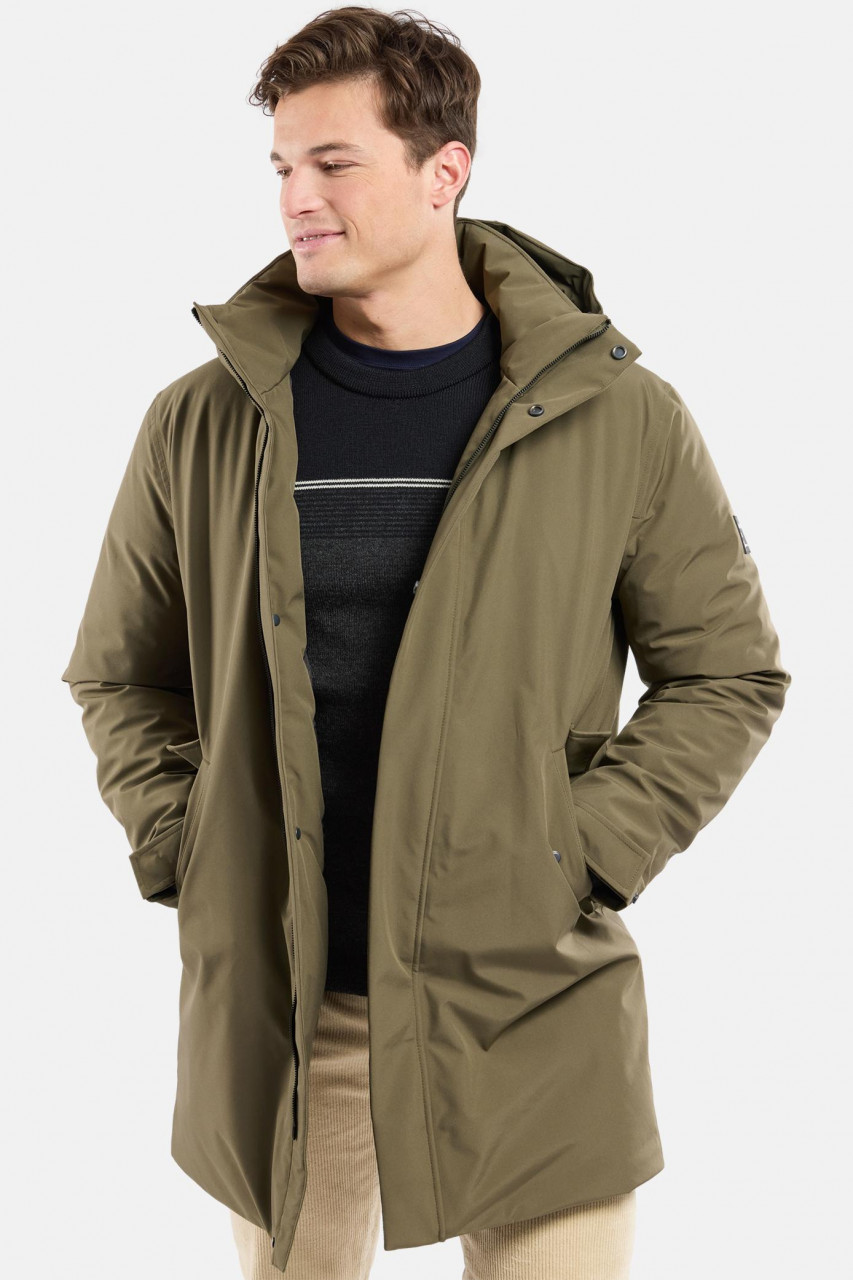 Armor Lux Parka Collab Herren Winterjacke Oliv Grün