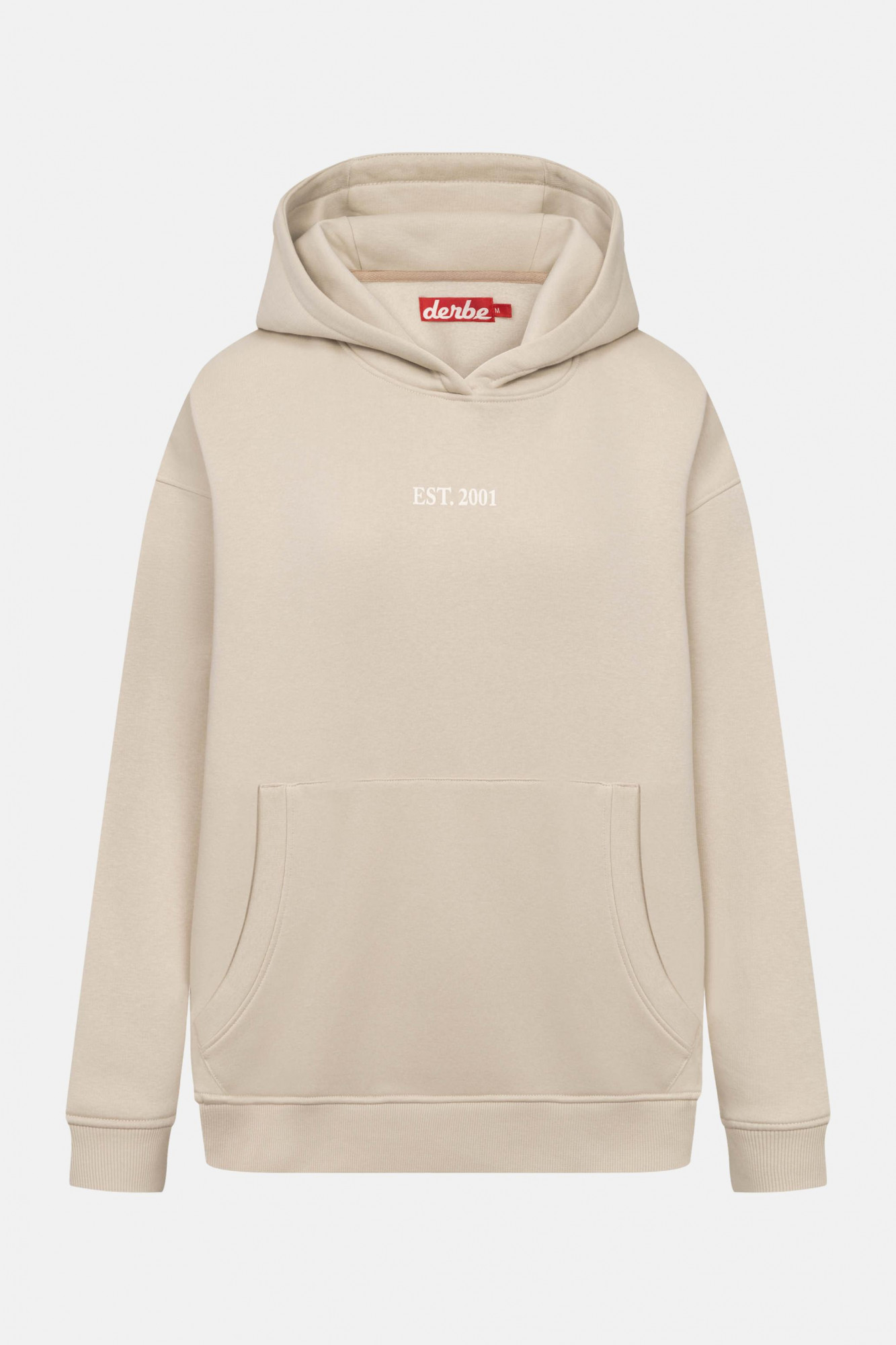 Derbe Hoodie Moin X Damen Beige Kapuzenpullover