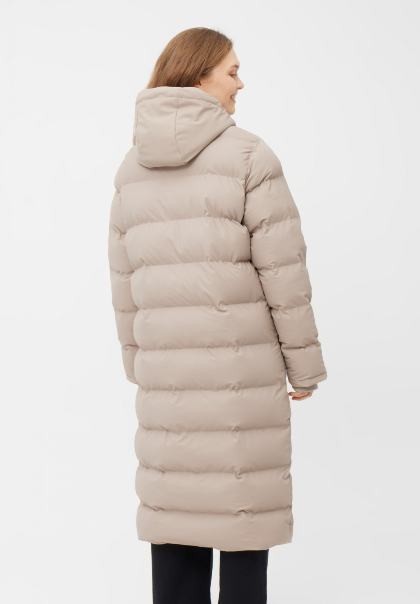 Derbe Wintermantel Interholm Damen Beige Puffer
