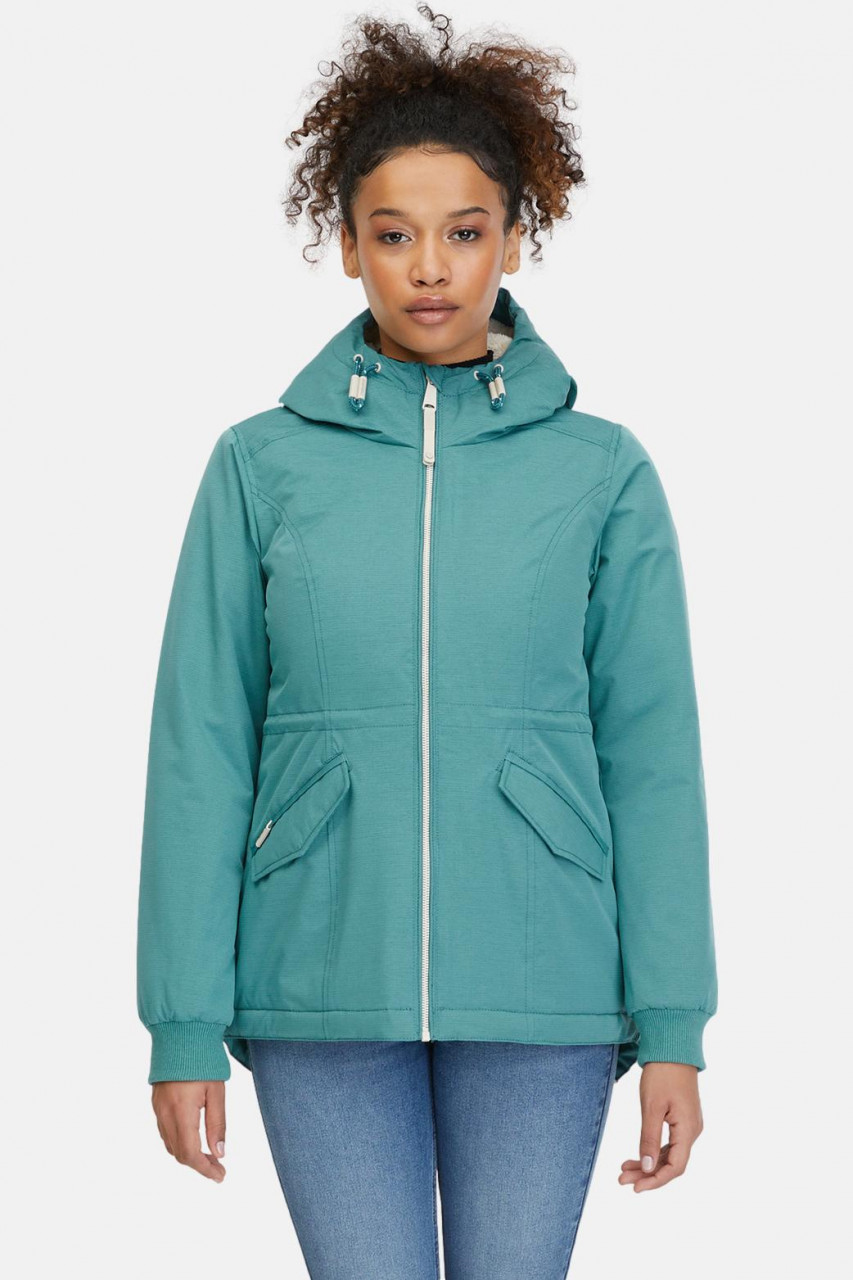 Ragwear Winterjacke Dowey Warm Damen Türkis Grün