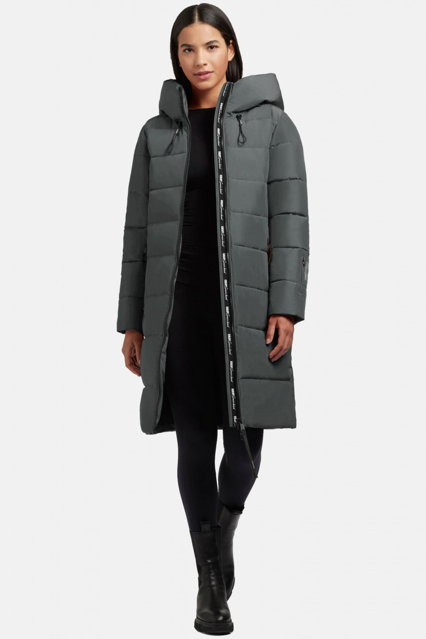 Khujo Jilias 4 Damen Winterjacke Blau-Grau