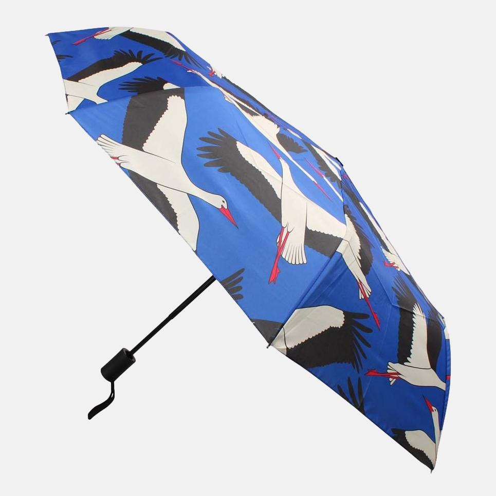 Danefae Regenschirm Danumbrella Blau Storch Vögel