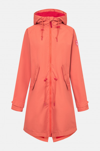 Derbe Regenjacke Ripby Damen Orange Ripstop