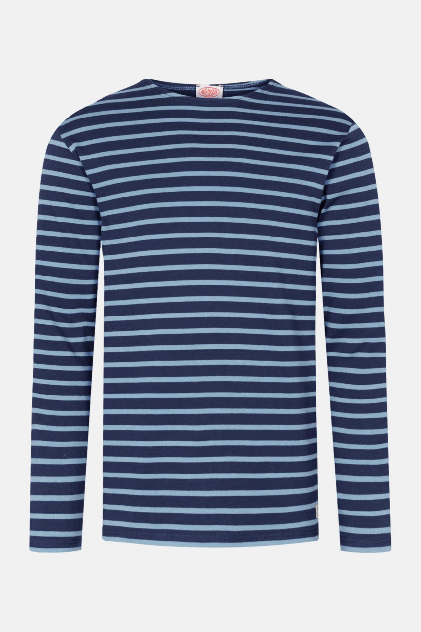 Armor Lux Streifenshirt Dunkelblau Hellblau Gestreift Herren Mariniere