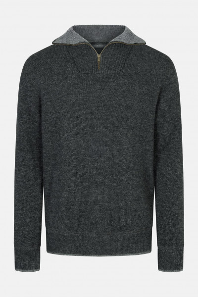 Troyer Halfzip Anthrazit für Herren von IrelandsEye