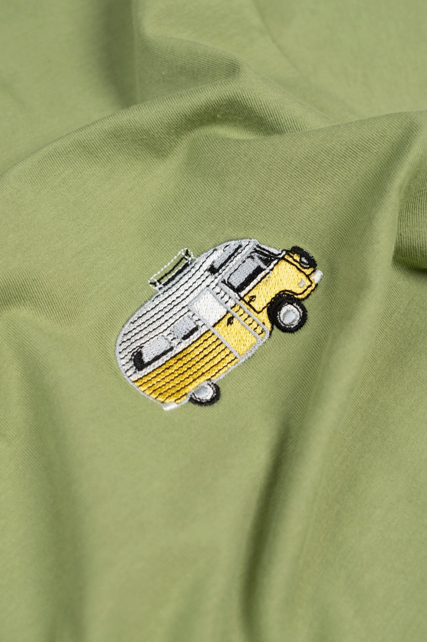 LAKOR T-Shirt Mini Sun Camper Herren Grün Wohnmobil