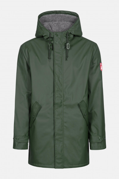 kk Derbe Trekholm Herren Regenjacke Oliv Gefüttert Derbe Trekholm Herren Regenjacke Oliv Gefüttert