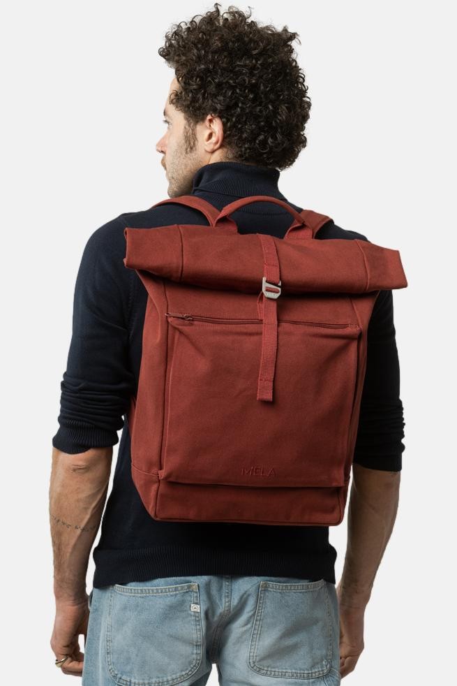 MELA Rucksack Amar Burgunder Rot