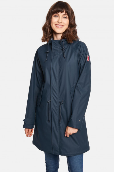 kk Derbe Traveby Friese Fisher Dunkelblau Damen Regenjacke Derbe Traveby Friese Fisher Dunkelblau Damen Regenjacke