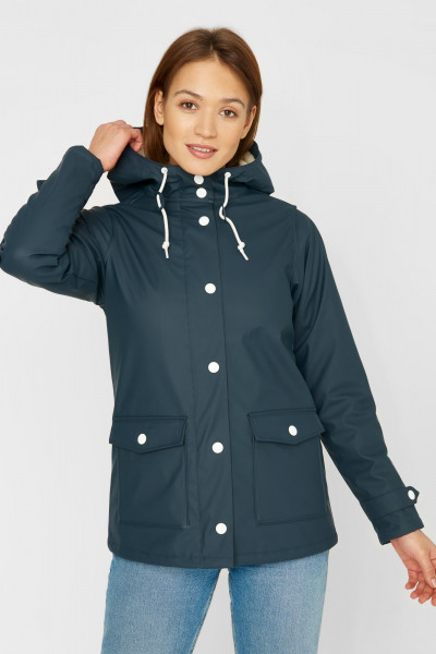 kk Derbe Pensholm Damen Regenjacke Navy Dunkelblau Gefüttert Derbe Pensholm Damen Regenjacke Navy Dunkelblau Gefüttert