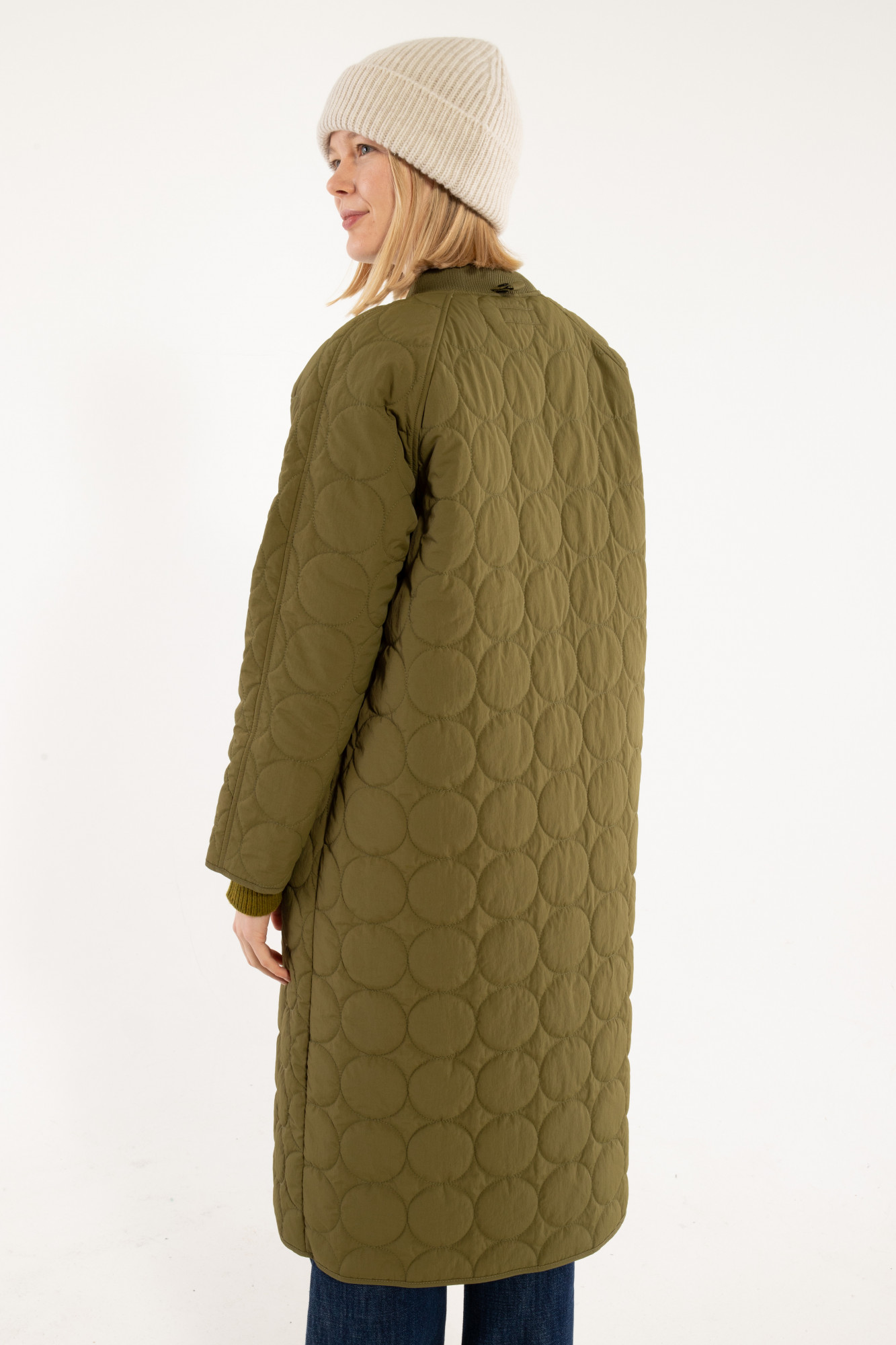 Danefae Wintermantel Daneroyal Damen Oliv Grün Regenjacke Steppjacke