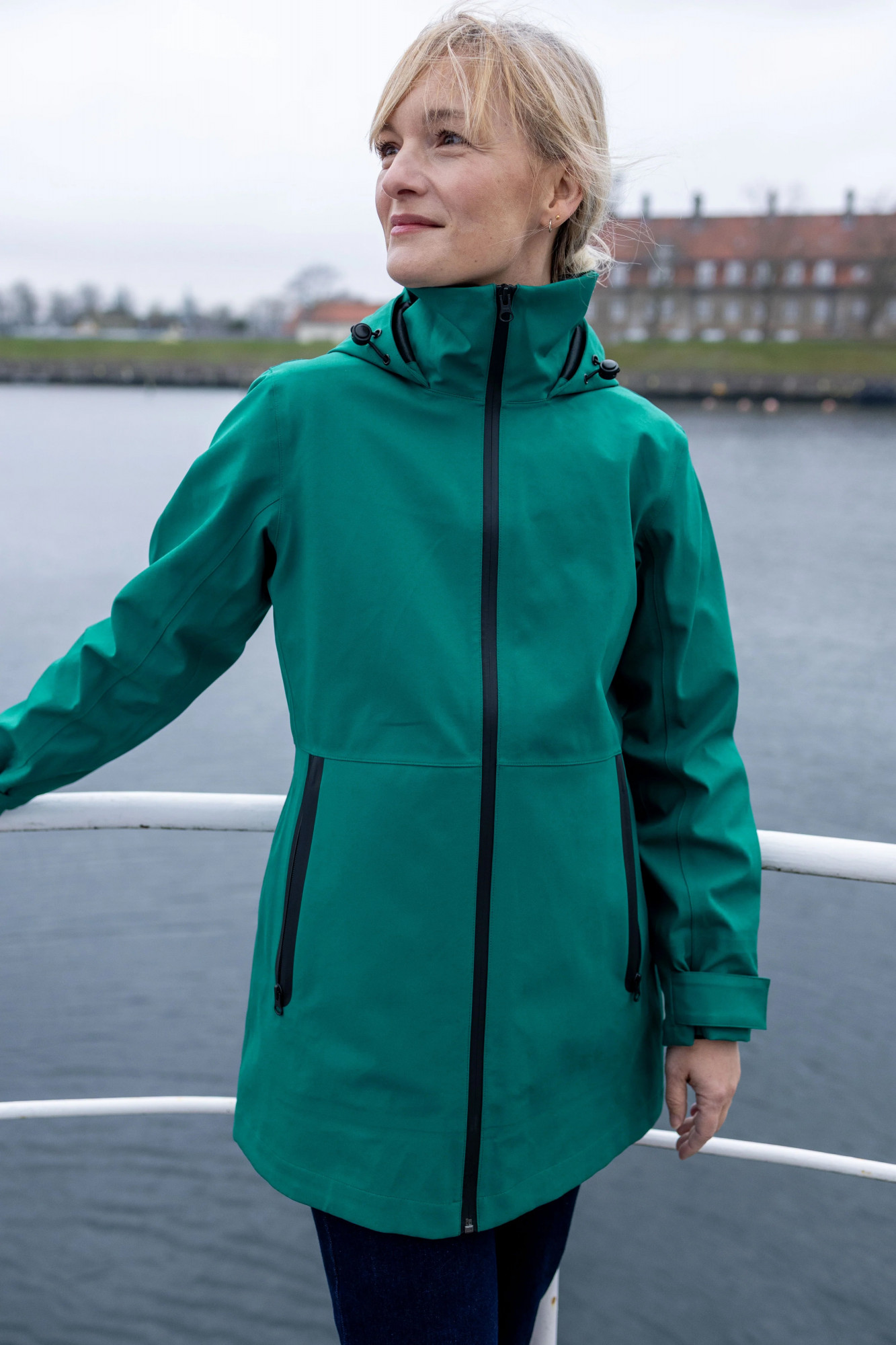 Danefae Regenjacke Danelittle Sister Damen Grün
